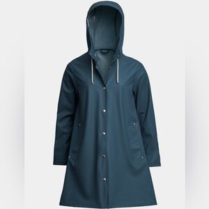 Stutterheim Mosebacke Teal Raincoat